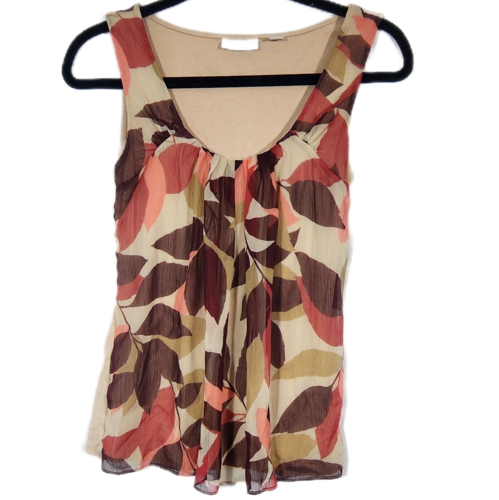 New York & Company Women Brown Sleeveless Blouse XS